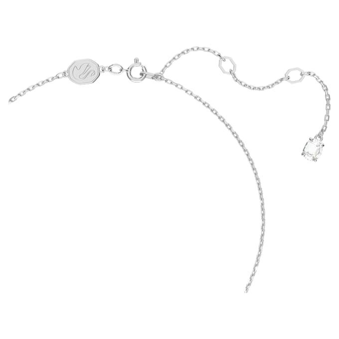 Pendentif Stilla taille poire, blanc, plaqué rhodium Pendentif Stilla taille poire, blanc, plaqué rhodium