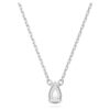Pendentif Stilla taille poire, blanc, plaqué rhodium Pendentif Stilla taille poire, blanc, plaqué rhodium