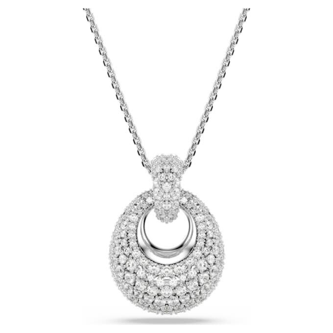 Pendentif Sublima blanc, plaqué rhodium Pendentif Sublima blanc, plaqué rhodium