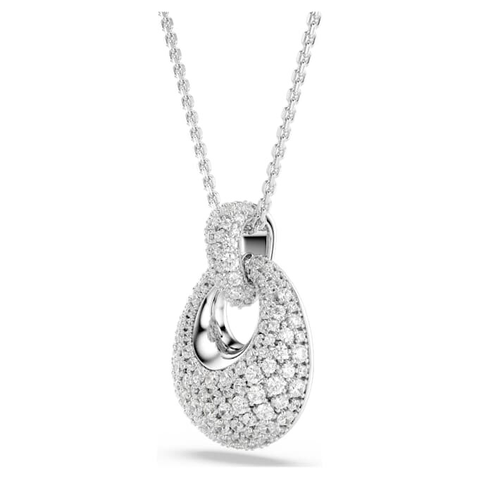 Pendentif Sublima blanc, plaqué rhodium Pendentif Sublima blanc, plaqué rhodium