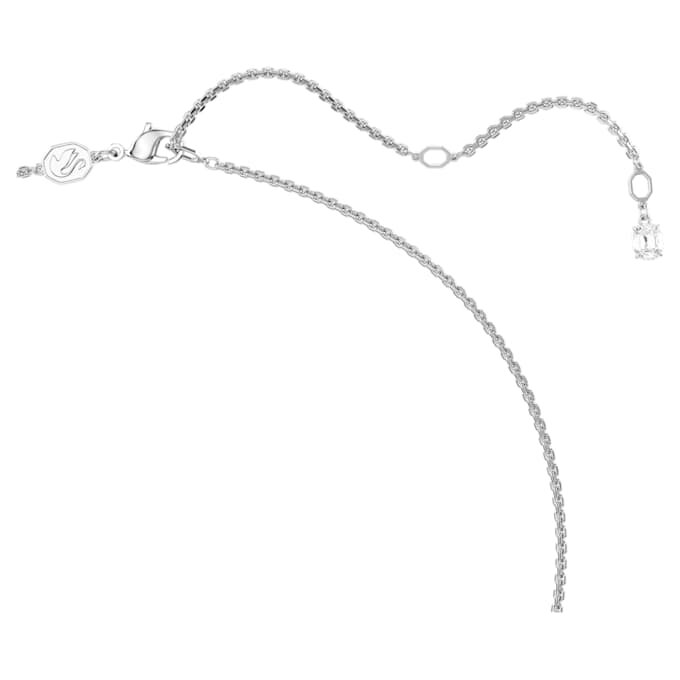 Pendentif Sublima blanc, plaqué rhodium Pendentif Sublima blanc, plaqué rhodium