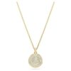 Pendentif superposé Sublima, blanc, plaqué or Pendentif superposé Sublima, blanc, plaqué or