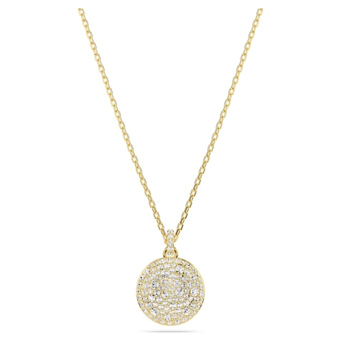 Pendentif superposé Sublima, blanc, plaqué or Pendentif superposé Sublima, blanc, plaqué or