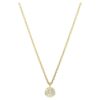 Pendentif superposé Sublima, blanc, plaqué or Pendentif superposé Sublima, blanc, plaqué or