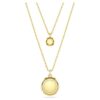 Pendentif superposé Sublima, blanc, plaqué or Pendentif superposé Sublima, blanc, plaqué or