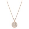 Pendentif superposé Sublima, blanc, plaqué or rose