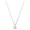 Pendentif superposé Sublima blanc, plaqué rhodium Pendentif superposé Sublima blanc, plaqué rhodium