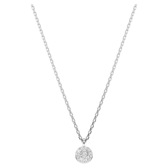 Pendentif superposé Sublima blanc, plaqué rhodium Pendentif superposé Sublima blanc, plaqué rhodium