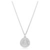 Pendentif superposé Sublima blanc, plaqué rhodium Pendentif superposé Sublima blanc, plaqué rhodium