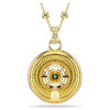 Pendentif Symbolica « Œil maléfique », taille moyenne, multicolore, plaqué or Pendentif Symbolica « Œil maléfique », taille moyenne, multicolore, plaqué or