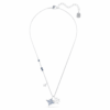 Pendentif Symbolica Étoile, bleu, plaqué rhodium Pendentif Symbolica Étoile, bleu, plaqué rhodium