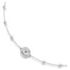 Pendentif Una Angelic, taille ronde, motifs double face, blanc, plaqué rhodium Pendentif Una Angelic, taille ronde, motifs double face, blanc, plaqué rhodium