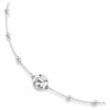 Pendentif Una Angelic, taille ronde, motifs double face, blanc, plaqué rhodium Pendentif Una Angelic, taille ronde, motifs double face, blanc, plaqué rhodium