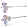 Épingles à cheveux Ariana Grande x Swarovski : formes variées, libellule, fleur, multicolores, plaquées rhodium Épingles à cheveux Ariana Grande x Swarovski : formes variées, libellule, fleur, multicolores, plaquées rhodium