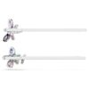 Épingles à cheveux Ariana Grande x Swarovski : formes variées, libellule, fleur, multicolores, plaquées rhodium Épingles à cheveux Ariana Grande x Swarovski : formes variées, libellule, fleur, multicolores, plaquées rhodium