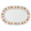 Plat Idyllia en porcelaine, motif Crystal Print, Lily Citron, petit format, multicolore