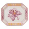 Plateau Idyllia en porcelaine, motif imprimé en cristal, fleur, petit, rose Plateau Idyllia en porcelaine, motif imprimé en cristal, fleur, petit, rose
