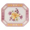 Plateau Idyllia en porcelaine, motif imprimé en cristal, fleurs, grand format, rose Plateau Idyllia en porcelaine, motif imprimé en cristal, fleurs, grand format, rose