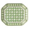 Plateau Signum en porcelaine, petit, vert Plateau Signum en porcelaine, petit, vert