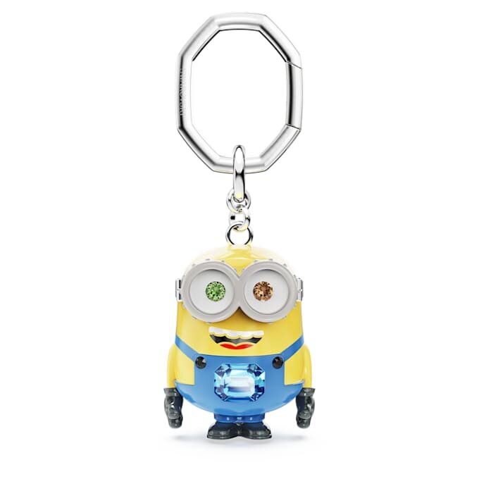 Porte-clés Minions Bob multicolore, en acier inoxydable Porte-clés Minions Bob multicolore, en acier inoxydable