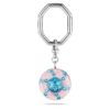 Porte-clés rond, multicolore, plaqué rhodium Porte-clés rond, multicolore, plaqué rhodium