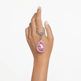 Porte-clés taille poire, rose Porte-clés taille poire, rose