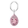 Porte-clés taille poire, rose Porte-clés taille poire, rose