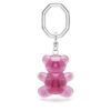 Porte-clés Teddy Bear, rose, plaqué rhodium Porte-clés Teddy Bear, rose, plaqué rhodium
