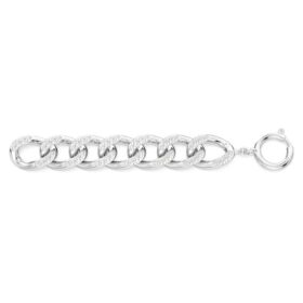 Rallonge Dextera blanche, plaquée rhodium