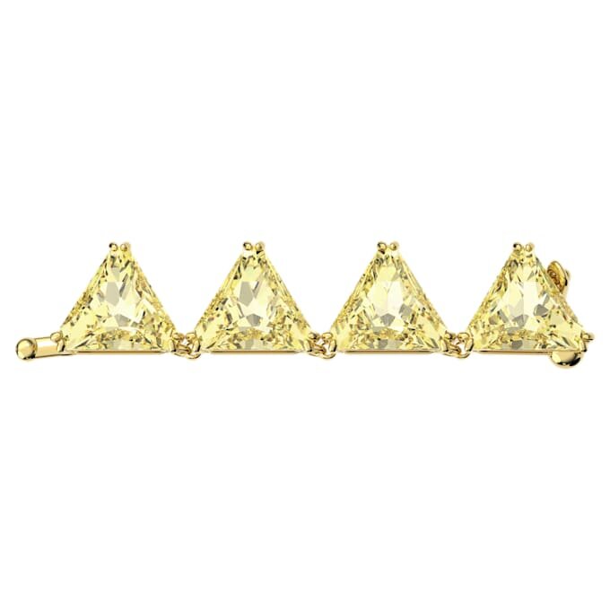 Rallonge Matrix à taille triangulaire, jaune, plaqué or Rallonge Matrix à taille triangulaire, jaune, plaqué or