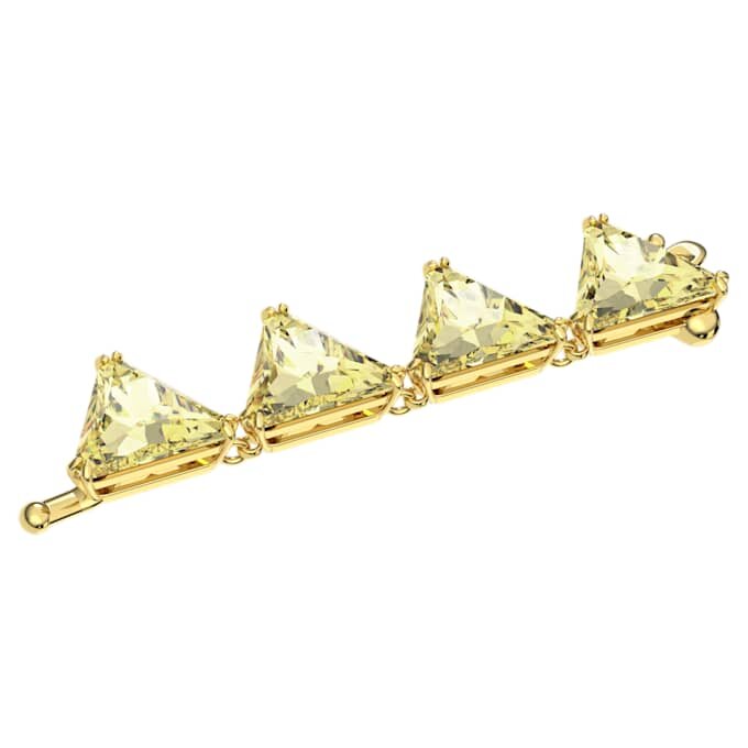 Rallonge Matrix à taille triangulaire, jaune, plaqué or Rallonge Matrix à taille triangulaire, jaune, plaqué or