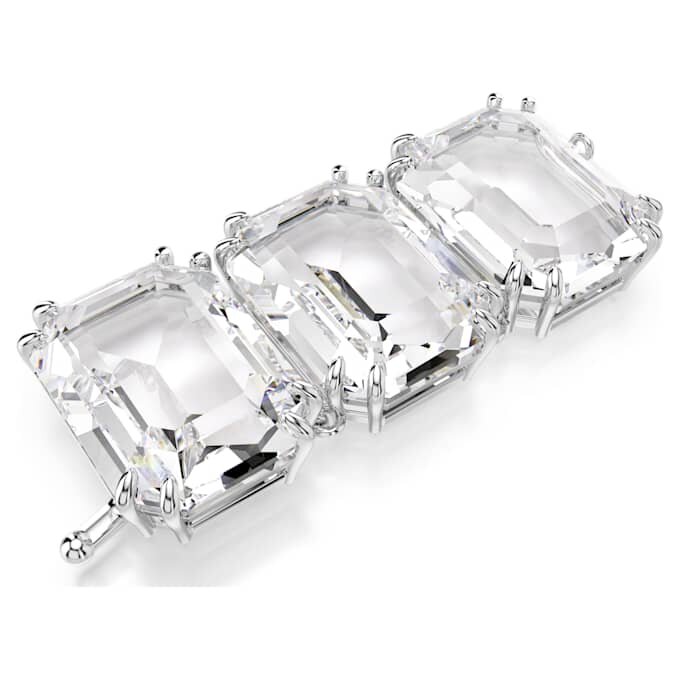 Rallonge Millenia à taille octogonale, blanche, plaquée rhodium Rallonge Millenia à taille octogonale, blanche, plaquée rhodium