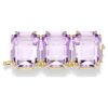 Rallonge Millenia, taille octogonale, violette, plaquée or Rallonge Millenia, taille octogonale, violette, plaquée or