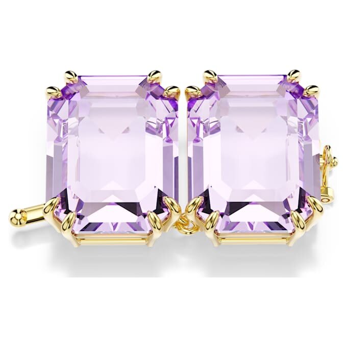Rallonge Millenia, taille octogonale, violette, plaquée or Rallonge Millenia, taille octogonale, violette, plaquée or
