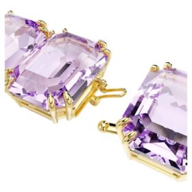 Rallonge Millenia, taille octogonale, violette, plaquée or