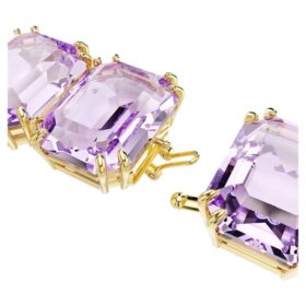 Rallonge Millenia, taille octogonale, violette, plaquée or