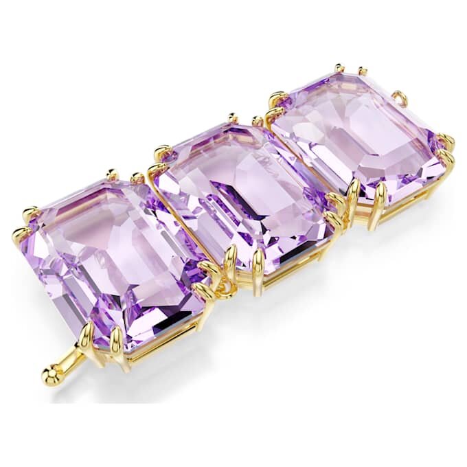 Rallonge Millenia, taille octogonale, violette, plaquée or Rallonge Millenia, taille octogonale, violette, plaquée or