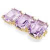 Rallonge Millenia, taille octogonale, violette, plaquée or Rallonge Millenia, taille octogonale, violette, plaquée or