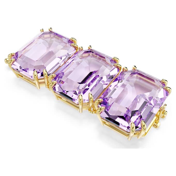 Rallonge Millenia, taille octogonale, violette, plaquée or Rallonge Millenia, taille octogonale, violette, plaquée or