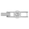 Rallonge Una Angelic, taille ronde, blanche, plaquée rhodium Rallonge Una Angelic, taille ronde, blanche, plaquée rhodium