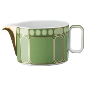 Saucière Signum en porcelaine, verte