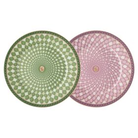 Service d’assiettes Signum en porcelaine, taille moyenne, multicolore
