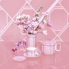 Assiette plate Signum en porcelaine, rose Assiette plate Signum en porcelaine, rose
