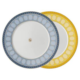 Service d’assiettes Signum en porcelaine, taille moyenne, multicolore