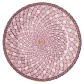 Assiette à pain Signum en porcelaine, rose