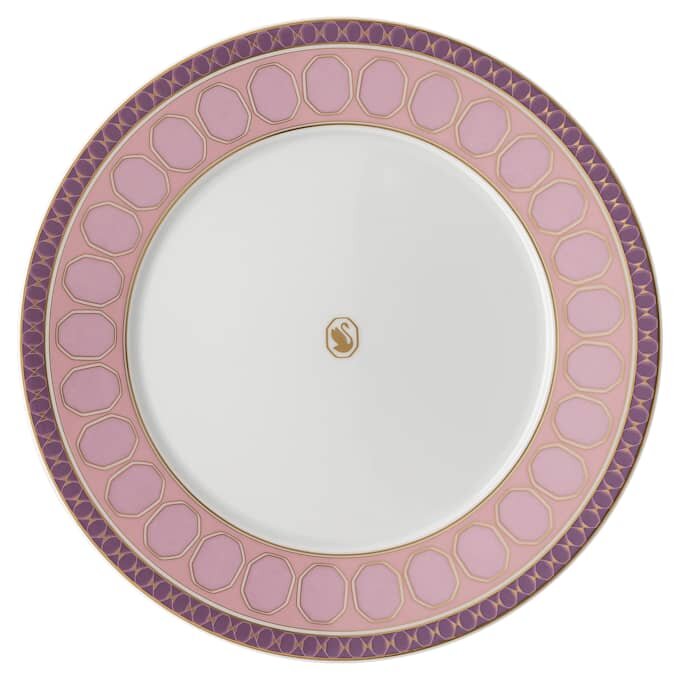 Assiette plate Signum en porcelaine, rose Assiette plate Signum en porcelaine, rose