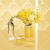 Assiette Signum en porcelaine, petite, jaune