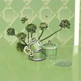 Assiette Signum en porcelaine, petite, verte
