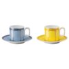 Service à expresso Signum en porcelaine, multicolore Service à expresso Signum en porcelaine, multicolore