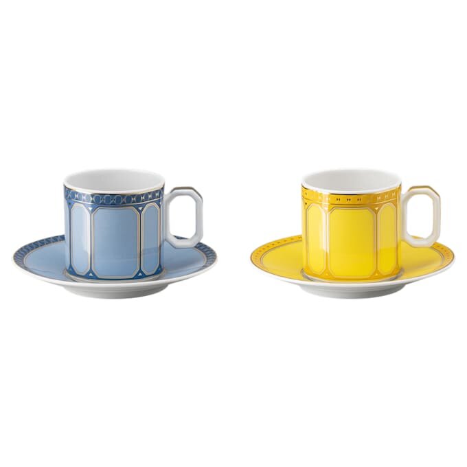Service à expresso Signum en porcelaine, multicolore Service à expresso Signum en porcelaine, multicolore
